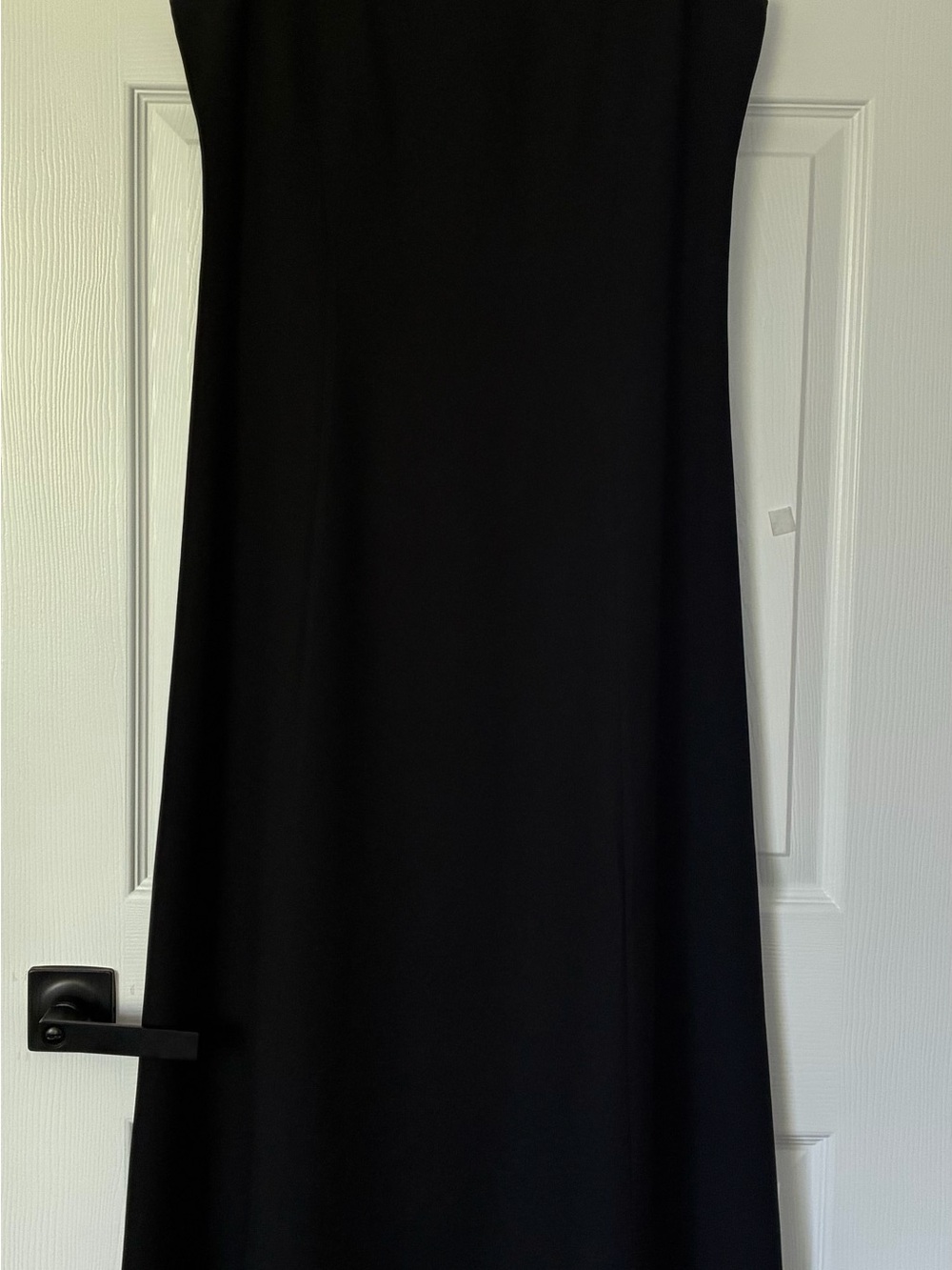 Evan Picone Black Backless Formal Dress